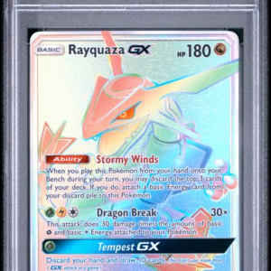 FA/Rayquaza GX - 177/168 - 2018 Pokemon Sun & Moon Celestial Storm - PSA 9