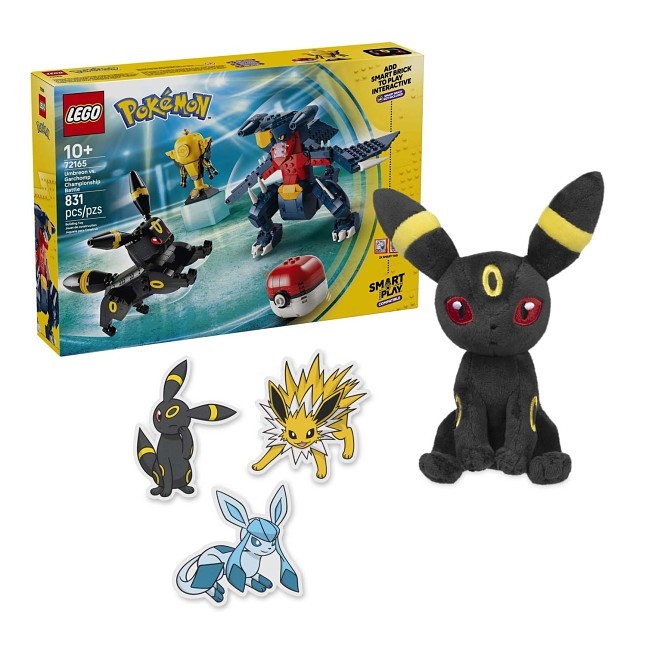 Umbreon LEGO® Pokémon™ SMART Play™, Sitting Cuties Plush & Sticker Bundle