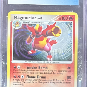 Magmortar - Pokemon (2007) - Mysterious Treasures - 12/123 - Holo - CGC 9