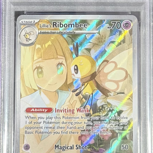 Lillie's Ribombee - Illustration Rare - 2025 Pokemon Journey Together - PSA 10