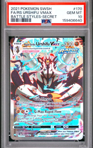 Rapid Strike Urshifu Vmax 170/163 Battle Styles - 2021 Pokemon - PSA 10