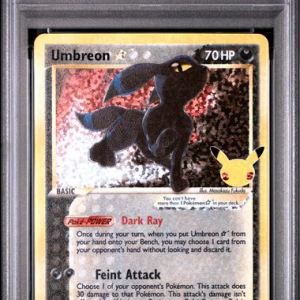 Umbreon-Gold Star 17/17 - Celebrations - 2021 Pokemon - PSA 9