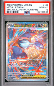 Mega Latias ex 181/132 - Mega Evolution - 2025 Pokemon - PSA 10